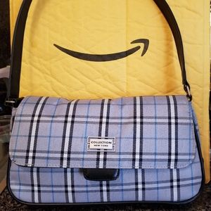 Handbag Sml- Nw-Black/Grey Plaid